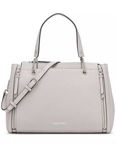 Сумка-портфель Garnet с тройным отделением и застежкой-молнией сверху Calvin Klein, серый Calvin klein