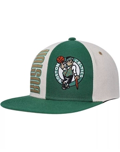 Мужская кремовая бейсболка Boston Celtics Hardwood Classics Pop Snapback Mitchell and ness