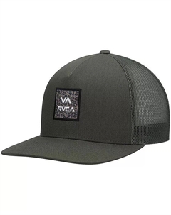Мужская оливковая кепка Trucker Snapback с принтом Wordmark VA ATW Rvca