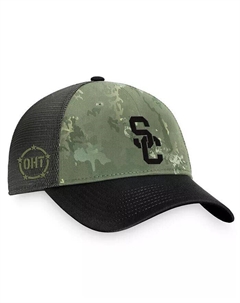 Мужская охотничья зеленая, серая регулируемая кепка USC Trojans OHT в военном стиле, регулируемая кепка дальнобойщика, зеленый Top of the world