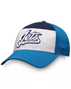 Мужская бело-синяя гибкая кепка из альтернативного джерси Winnipeg Jets, синий Fanatics