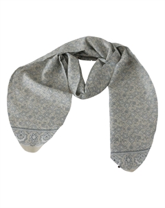 Элегантный пояс из смеси шелка и хлопка, цвет Beige And Blue Fantasy Print Ermanno scervino