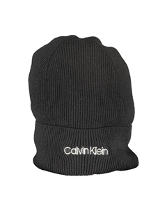 Черная шерстяная шапка Calvin klein