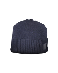 Синие хлопковые шапка и кепка Hugo boss