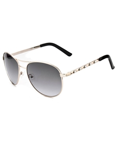 Солнцезащитные очки из золотистого металла Guess