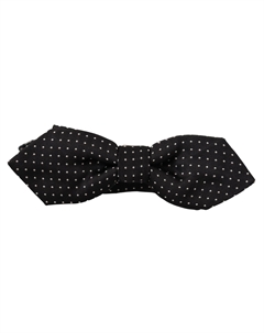 Изысканный шелковый галстук-бабочка в горошек, черно-белый горошек Dolce&gabbana