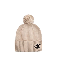 Бежевая хлопковая шляпа Calvin klein