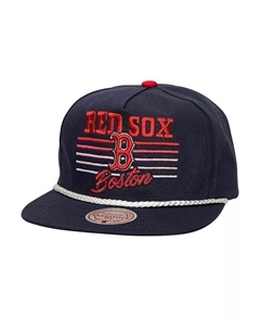 Мужская темно-синяя кепка Boston Red Sox Radiant Lines Deadstock Snapback, синий Mitchell and ness