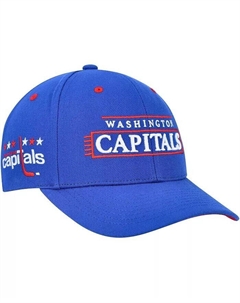 Мужская синяя кепка Washington Capitals LOFI Pro Snapback, синий Mitchell and ness