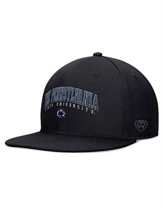 Мужская черная кепка Penn State Nittany Lions Bullpen Snapback, черный Top of the world
