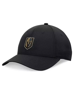 Мужская черная кепка Vegas Golden Knights Front Office Ripstop Adjustable Fanatics