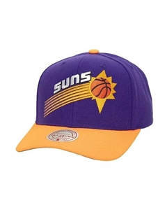 Мужская фиолетово-оранжевая кепка Phoenix Suns Soul XL Logo Pro Crown Snapback, фиолетовый Mitchell and ness