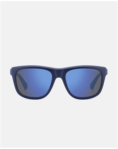 Квадратные мужские солнцезащитные очки из полиамида с поляризованными линзами, синий Polaroid