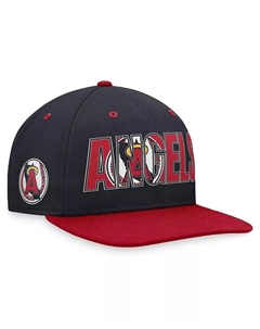 Мужская темно-синяя шляпа California Angels Cooperstown Collection Pro Snapback Nike