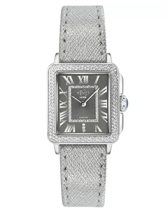 Женские часы Padova со швейцарским кварцем, серым итальянским кожаным ремешком, 30 мм Gevril