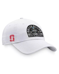 Мужская белая бейсболка Stanford Cardinal 2022 NCAA для мужчин, чемпионов по бейсболу Super Regional Champions, регулируемая кепка для раздевалки Top of the world