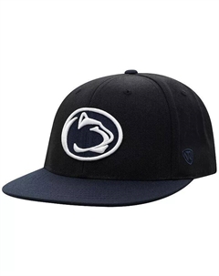 Мужская черная, темно-синяя двухцветная приталенная шляпа Penn State Nittany Lions Team Color Top of the world