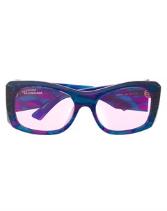 Balenciaga eyewear солнцезащитные очки hybrid в овальной оправе 59 синий Balenciaga eyewear