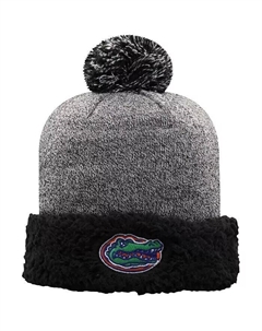 Женская черная вязаная шапка Florida Gators Snug Cuffed с помпоном Top of the world