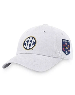 Мужская белая регулируемая шляпа SEC Banner, белый Top of the world