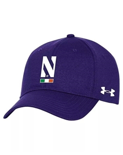 Мужская регулируемая шляпа фиолетового цвета Northwestern Wildcats Ireland Under armour