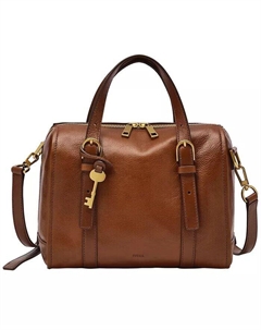 Женская сумка-сэтчел Carlie, черный Fossil