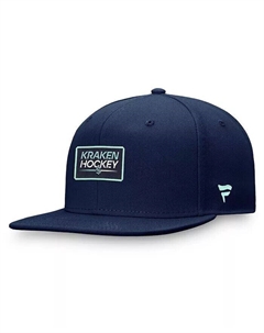 Мужская кепка Snapback Deep Sea Blue Seattle Kraken Authentic Pro Prime, синий Fanatics