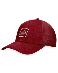 Фирменная женская бордовая регулируемая шляпа Colorado Avalanche Authentic Pro Road Trucker, красный Fanatics
