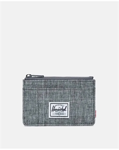 Визитница Supply Oscar в темно-сером цвете с застежкой-молнией, темно-серый Herschel