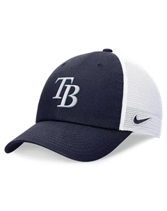Мужская темно-синяя регулируемая шляпа Tampa Bay Rays Evergreen Club Trucker, синий Nike