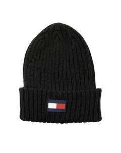 Мужская однотонная шляпа-шейкер с манжетами и нашивкой в ​​виде призрака, слоновая кость Tommy hilfiger