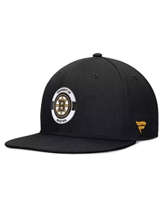 Мужская черная кепка Snapback Boston Bruins Authentic Pro Training Camp, черный Fanatics