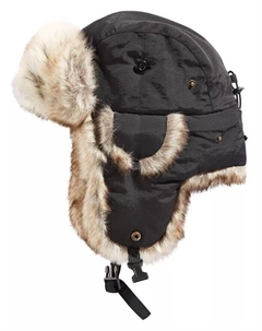 Мужская нейлоновая шляпа-траппер, черный Scala