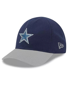 Младенцы мальчики и девочки темно-синие, серебристые Dallas Cowboys My 1st 9TWENTY регулируемая шляпа New era
