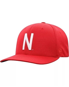 Мужская шапка с гибким логотипом Scarlet Nebraska Huskers Reflex Logo Top of the world