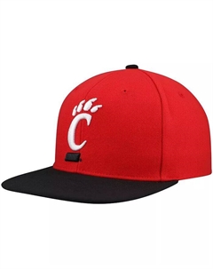 Мужская кепка Snapback Cincinnati Bearcats 2.0, красно-черная, двухцветная Mitchell and ness