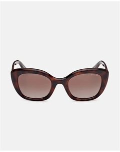 Квадратные женские солнцезащитные очки с градиентными линзами, коричневый Guess