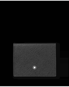 Визитница унисекс из черной кожи, черный Montblanc
