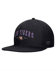 Черная мужская кепка LSU Tigers Bullpen Snapback, черный Top of the world