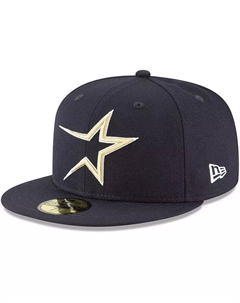 Мужская темно-синяя шерстяная шляпа Houston Astros Cooperstown Collection 59FIFTY New era