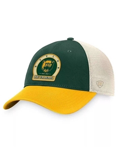 Мужская зеленая регулируемая шляпа Baylor Bears Refined Trucker, зеленый Top of the world