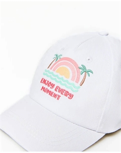 Кепка с тропическим принтом, белый Сфера