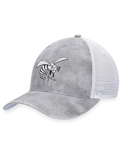 Мужская регулируемая шляпа серого/белого цвета Alabama State Hornets Slate Trucker, серый Top of the world