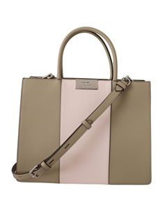 Элегантная сумка-тоут цвета зеленого шалфея Karl lagerfeld