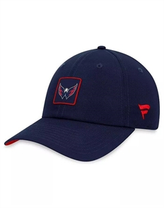 Мужская темно-синяя кепка Washington Capitals Authentic Pro Rink Adjustable Hat Fanatics