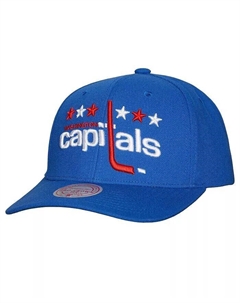 Мужская синяя регулируемая кепка Washington Capitals Team Ground Pro, синий Mitchell and ness