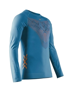 Мужская беговая рубашка TWYCE, синий X-bionic