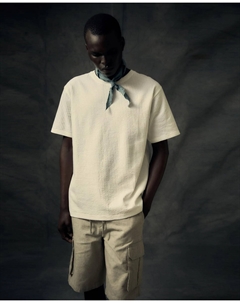 Футболка из ткани сирсакер, цвет Crudo Сфера