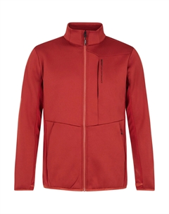 Мужская флисовая кофта Prtfrapton с застежкой-молнией и принтом «Протест», красный Protest