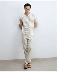 Футболка в полоску, бежевый Сфера